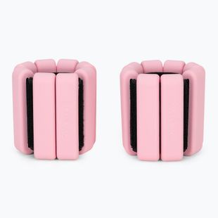 Sunkūs diržai kulkšnių ir riešų žastams  XTREXO SCULPT 2 x 1 kg pink