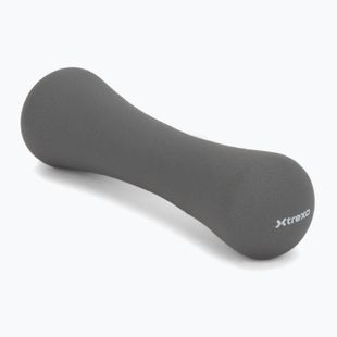 Neopreno hantelis XTREXO TX0-B4M007 0,5 kg pilkas