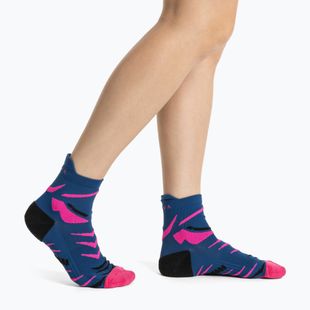 Moteriškos kojinės KADVA Stride Coolmax 2 pairs navy / pink