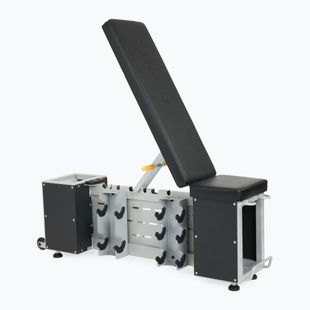 Treniruočių suolelis XTREXO Storage Juodas reguliuojamas