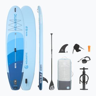 Rinkinys pripučiama lenta SUP AQUASTIC This 12'0" blue