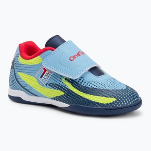 Vaikiški futbolo batai OneTeam Robero Junior IC mėlyni/tamsiai mėlyni