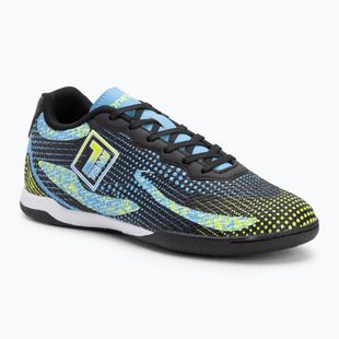 Vaikiški futbolo batai OneTeam Robero Teen IC juodi/mėlyni