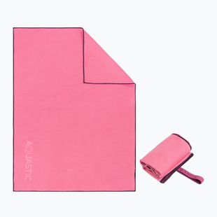 Greitai džiūstantis rankšluostis AQUASTIC Havlu M rožinis