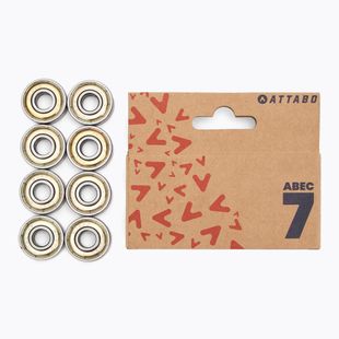 Guoliai ATTABO Bearings ABEC 7 8 vnt. Sidabriniai