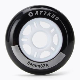 Ratukai riedučiams ATTABO Wheels 84 mm 4 vnt. juodi