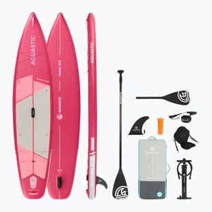 Rinkinys pripučiama lenta SUP AQUASTIC Touring 11'6" pink
