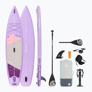 Rinkinys pripučiama lenta SUP AQUASTIC Touring 11'6" purple
