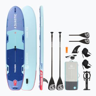 Rinkinys pripučiama lenta SUP AQUASTIC Tourer 12'0" 2-os blue