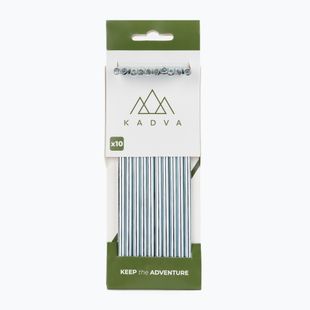 Palapinės kuoliukai KADVA Herring 10 vnt. sidabrinės spalvos