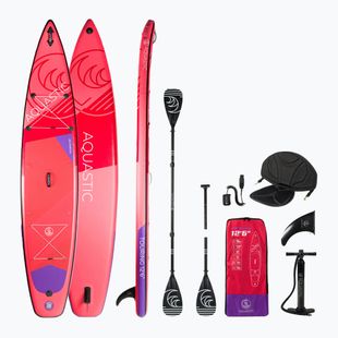 AQUASTIC Touring SUP lenta 12'6" raudona
