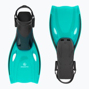 Paviršinio nardymo pelekai AQUASTIC Jetty mėlyni