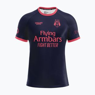 Marškinėliai Ground Game FC Armbar tamsiai mėlyni