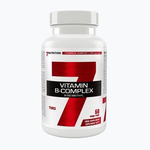 Vitaminų kompleksas 7Nutrition B-Complex B50 Methyl 60 kapsulių