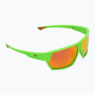 Akiniai nuo saulės GOG Zonda matt neon green/red