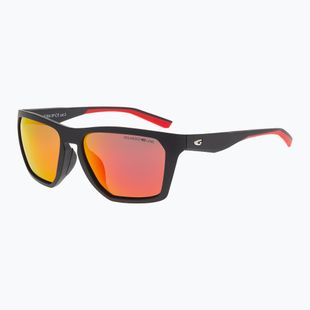Saulės akiniai GOG Altiplano matte black/red/reflex black red