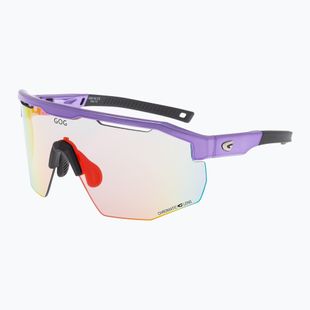 Akiniai nuo saulės GOG Argo C metallic purple/black reflex red