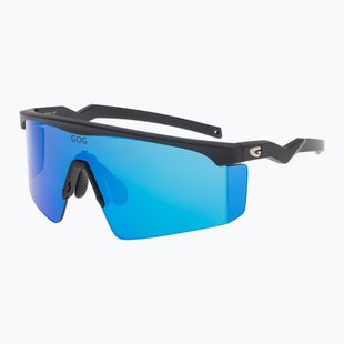 Akiniai nuo saulės GOG Sigurd matt black/reflex white/blue