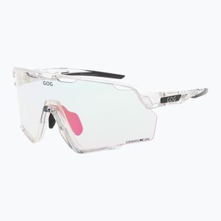 Akiniai nuo saulės GOG Prometheus photochromic pink/black reflex pink