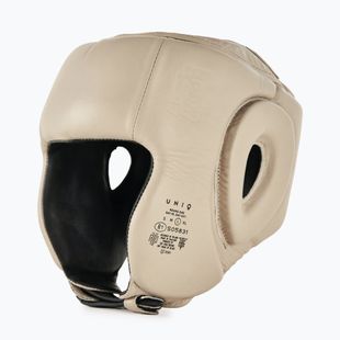 Bokso šalmas UNIQ Competition classic beige