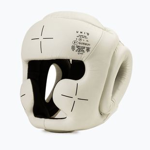 Bokso šalmas UNIQ Full Coverage technical white