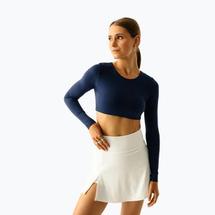 Moteriškas jogos viršus JoyInMe Core Crop Top dark navy