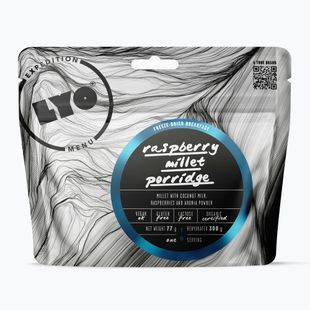 Liofilizuotas maistas LYOFOOD Aviečių ir kokosų soros 300 g