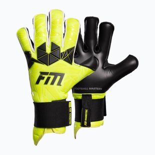 Vartininko pirštinės Football Masters Invictus X PRO yellow fluo