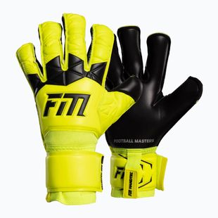 Vartininko pirštinės Football Masters Invictus X yellow fluo