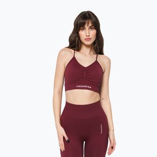 Treniruoklių liemenėlė Carpatree Allure Seamless burgundy