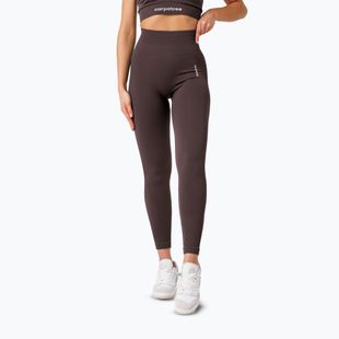 Moteriškos treniruočių tamprės Carpatree Allure Seamless berry brown