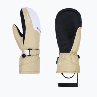 Moteriškos slidinėjimo pirštinės Viking Sherpa 2.0 Gore-Tex Mitten Ski beige/white