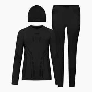 Vaikiškas termoaktyvių apatinių komplektas Viking Football Riko 2.0 Base Layer black
