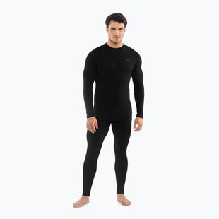 Vyriškas termo apatinio trikotažo komplektas Viking Meriboo Base Layer black