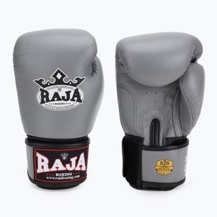 Bokso pirštinės RAJA BOXING Single Standard Genuine Leather grey