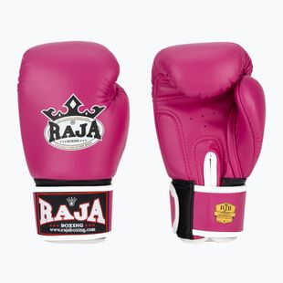 Bokso pirštinės RAJA BOXING Single Standard Genuine Leather pink