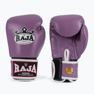 Bokso pirštinės RAJA BOXING Single Standard Genuine Leather purple