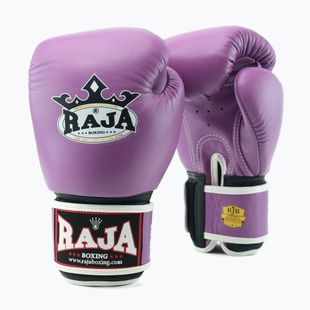 Bokso pirštinės RAJA BOXING Single Standard Genuine Leather purple