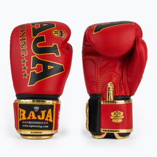 Bokso pirštinės RAJA BOXING Origin Standard Genuine Leather red