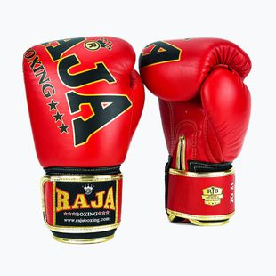 Bokso pirštinės RAJA BOXING Origin Standard Genuine Leather red