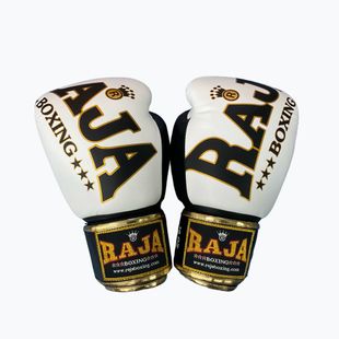 Bokso pirštinės RAJA BOXING Origin Standard Genuine Leather white