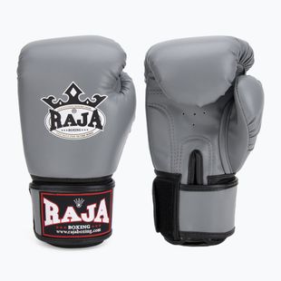 Bokso pirštinės RAJA BOXING Single Semi Leather grey