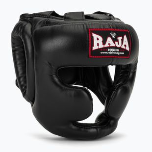 Bokso šalmas RAJA BOXING Semi Leather black
