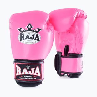 Bokso pirštinės RAJA BOXING Single Semi Leather pink