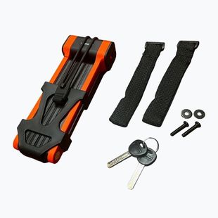 Užraktas dviračiui GERDA Fold 1200W Neo foldable black/orange