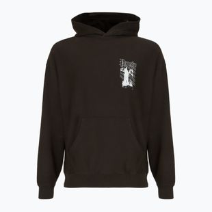 Vyriška PROSTO Shadow Hoodie išplauta juoda