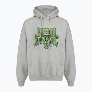 Vyriškas džemperis PROSTO Chicago Hoodie pilkas