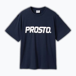 Vyriški marškinėliai PROSTO Big Log navy blue