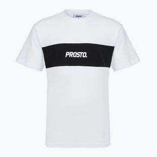 Vyriški marškinėliai PROSTO Root white/black