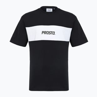 Vyriški marškinėliai PROSTO Root black/white